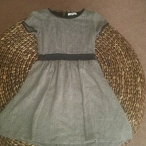 Gray skater dress